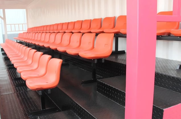 Modular-sport-grandstands-with-seating by-FOREMOST 