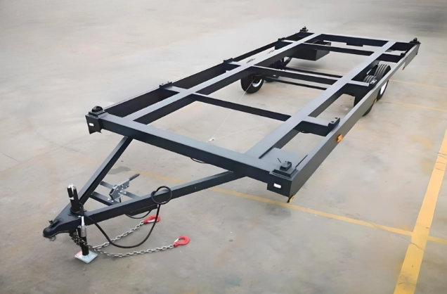 foremost container trailer chassis for 20ft placed on a ground